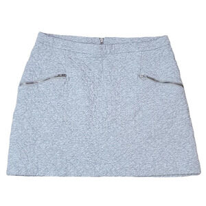 Hinge Womens Quilted Mini Skirt